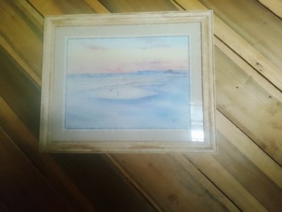 signed john yato original watercolor