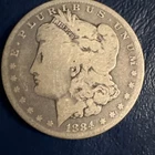 1884 P Morgan Silver Dollar $1 90% Silver - Circulated -