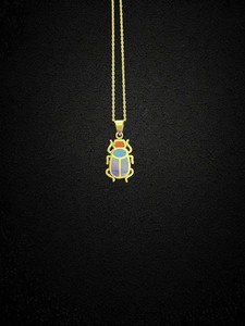 Authentic The Sunken Oasis Golden Scarab Talisman Of Divine Rebirth
