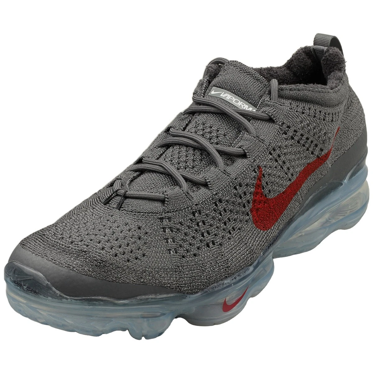 Nike Air VaporMax 2023 Flyknit Dark Grey Gym Red for Sale