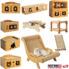 2 in 1 The Claw Lounge Cat Scratcher Bed for Indoor Cats Large Sisal Pet Chair