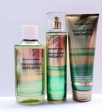 Bath & Body Works COCONUT LIME VERBENA Body Cream, Shower gel, Fragrance Mist
