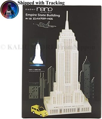 Nanoblock Empire State Building LED Light Up Architecture Micro Block Set Japan