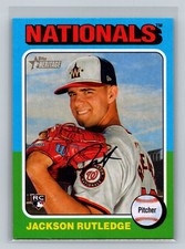 2024 Topps Herritage High Number #660 Jackson Rutledge RC MLB Nationals
