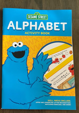 Sesame Street Alphabet Activity Workbook Educational Homeschool Book New