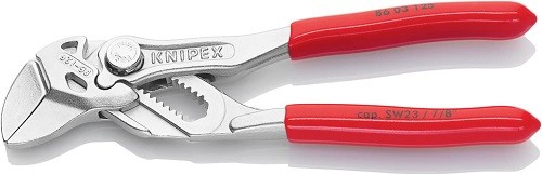 KNIPEX Tools 86 03 125, 5-Inch Mini Pliers Wrench