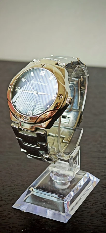 Charles Raymond Dos Tonos | Reloj Esfera Negra | Estilo Vestido Cuarzo Audaz Foto 2 de 4