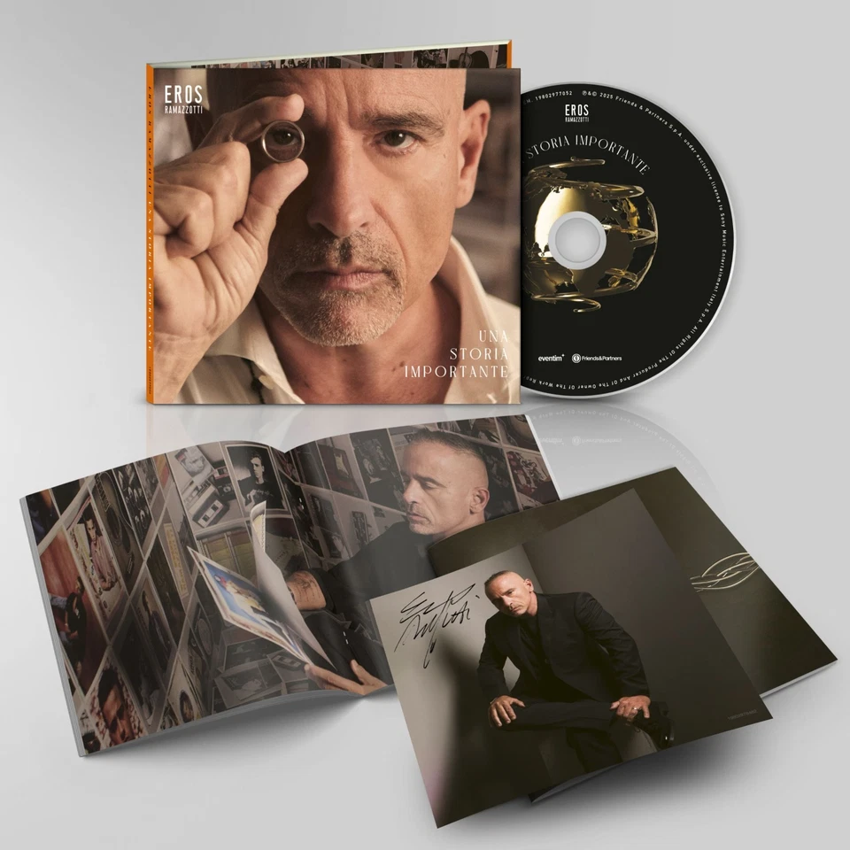 EROS RAMAZZOTTI Una Storia Importante (Deluxe Edition signiert) CD NEU & OVP