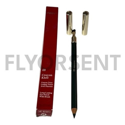 CLARINS CRAYON KHOL LONGLASTING EYE PENCIL WITH BRUSH 1.05G #09-INTENSE GREEN