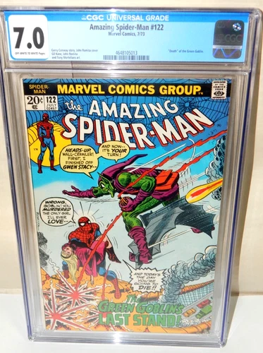 Amazing Spider-Man #122 CGC 7.0 1973 Marvel Comics Key Death of Green Goblin