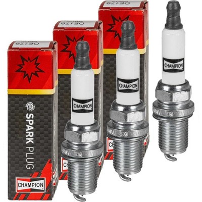 3x CHAMPION Zündkerzen Iridium für Opel Karl C16 1.0 Astra K Sports Tourer B16