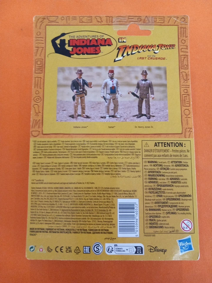 FIGURINE ARTICULEE INDIANA JONES LAST CRUSADE KENNER HASBRO NEUF - Photo 2/2