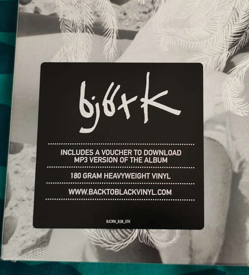 Björk Vespertine UK 2 x LP Mint sealed 2016 Reissue 180G BackToBlackVinyl - Image 2 of 4