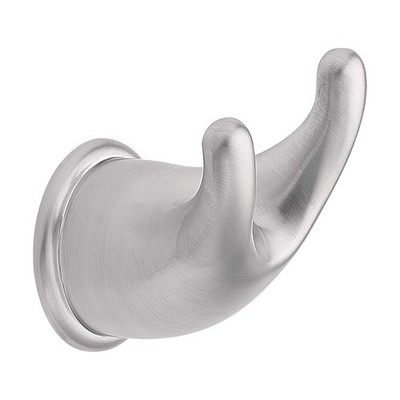 Moen YB8003BC Mason Brushed Chrome Double Robe Hook
