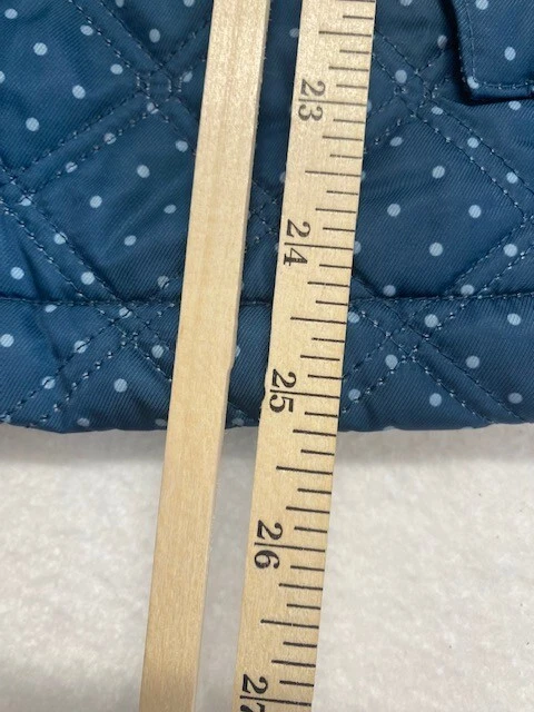 Chaleco Merona Mujer Cremallera Completa Botón Diseño Lunares Talla Mediana Foto 4 de 4