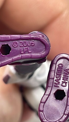 Star Wars: Republic Purple Battalion Clone Trooper Figure Hasbro 2005 body parts - Picture 7 of 7