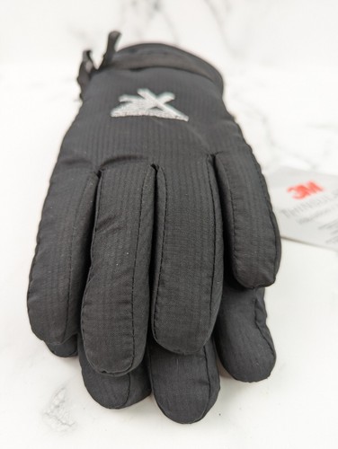 Zero Xposur Girls Black Thinsulate Winter Snow & Ski Gloves Small/Medium - Picture 8 of 12