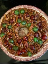 Nanny's Homemade Fruit Cake 3 LBS ROUND NO ARTIFICIAL FLAVORS EXTRA NUTS FRUITS