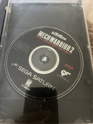 MechWarrior 2 for Sega Saturn With Case and Back Cover Art