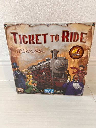 Days of Wonder Ticket to Ride Alan R Moon Train Adventure Board Game NIB - Afbeelding 1 van 4