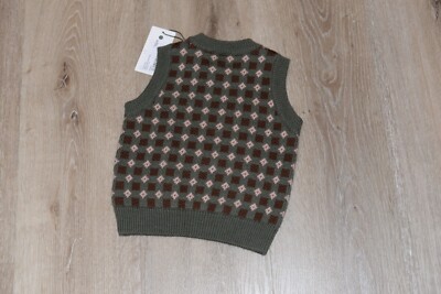 maquimalo マキマロ☆ Hand knit Uncle Vest maquimalo マキマロ☆ Hand knit Uncle Vest