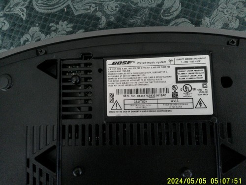 BOSE WAVE MUSIC CD SYSTEM (WORKING) WITH MULTI PLAYER NOT WORKING - Picture 3 of 23
