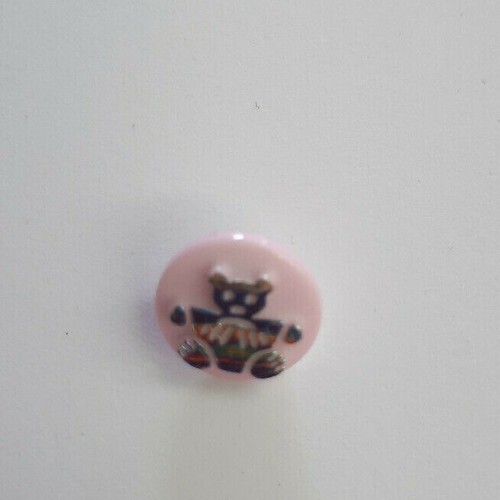 Novelty buttons Iridescent Bear 13mm shank button In 4 Colours - Baby - Cardigan - Picture 5 of 11