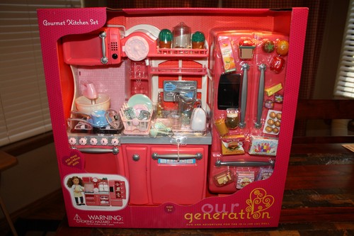 Kitchen Playset Our Generation Gourmet Kitchen Red Red Kitchen Our