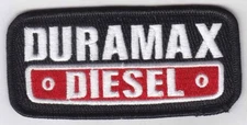 DURAMAX DIESEL Embroidered Patches 1.75"x4" iron-on