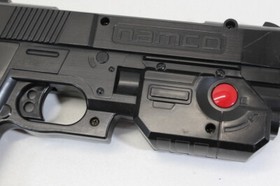 NAMCO NPC-103 GunCon Playstation PS PS1 Light Gun Controller Black Japan TESTED