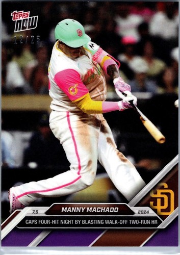 2024 Topps Now 385 Manny Machado