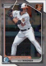 2024 BOWMAN CHROME PROSPECTS MAX WAGNER BALTIMORE ORIOLES #BCP-18