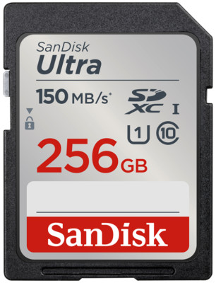 Original SanDisk 256GB Ultra SDXC SD Karte Class 10 UHS-I Speicherkarte 150MB/S UK