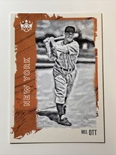 2021 Panini Diamond Kings Mel Ott Short Print #110 New York