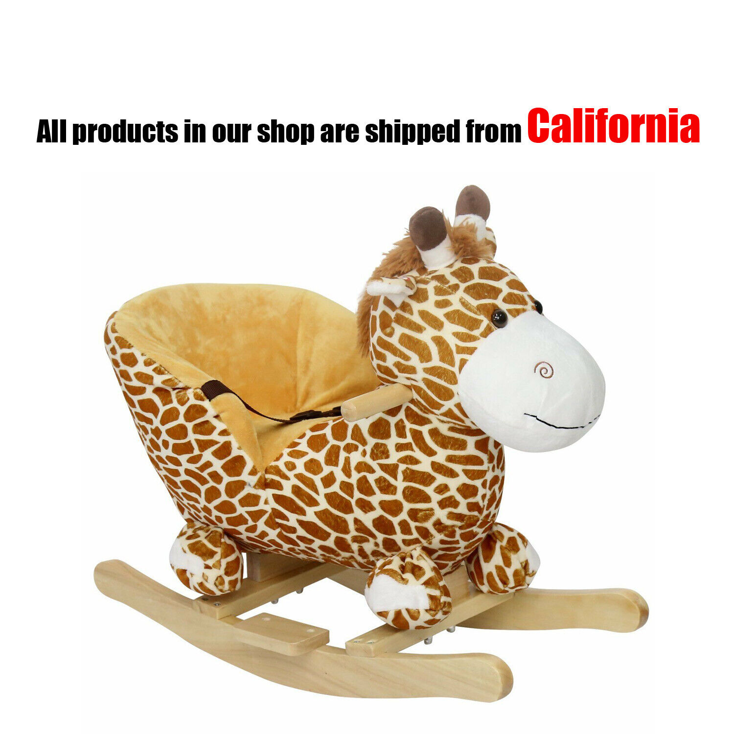 giraffe rocking horse