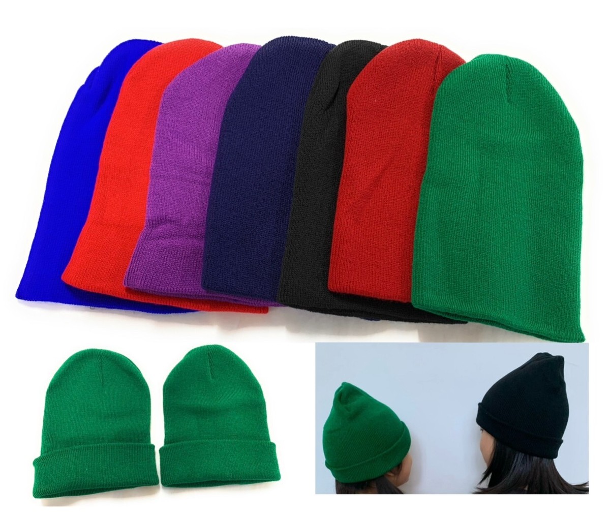 Children's Kids Boys Girls Unisex Winter Knitted Beanie School Hat 4-10  Years