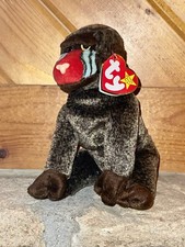 TY 1999 Beanie Baby - Cheeks the Baboon Mint with Tags