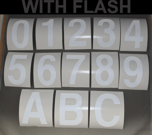 House Letter Box Numbers Reflective Stickers 3M Class 2 EBay