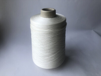 Maschinen Strickgarn-Glanz Effekt-1/44000-76%Viscose, 24% Polyamid-weiß