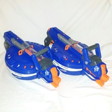 2 X NERF N-STRIKE ELITE HAIL FIRE GUN - BOTH FULLY WORKING, NO CARTRIDGES