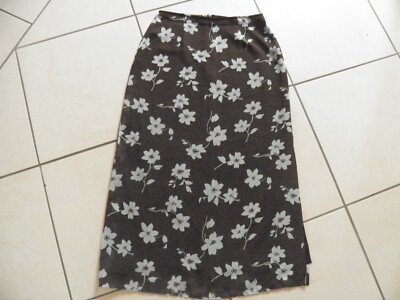 Damen  Rock  Sommer   EXPRESS , Gr. 36-38 *neuwertig* leichtSchiffon braun-blau