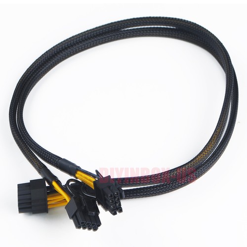63cm New Power Adapter PCIE Cable 10pin to 8+8pin For HP DL380 G9 Gen9 and GPU - Picture 2 of 8