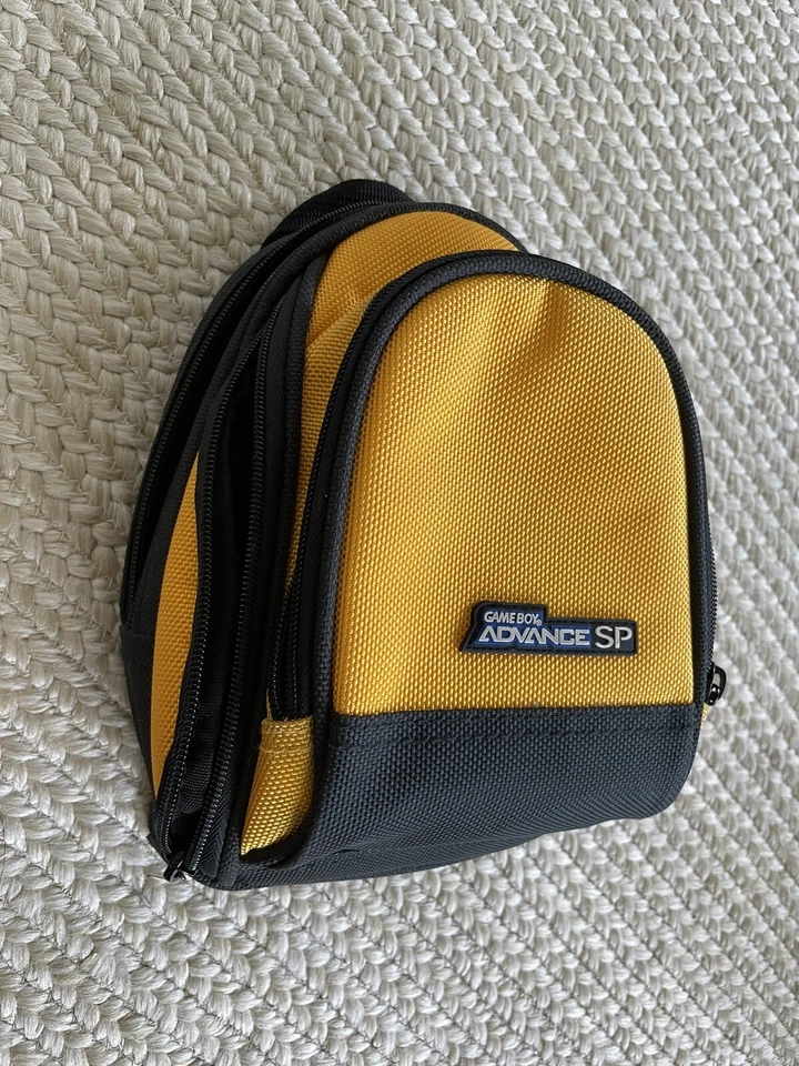 Nintendo GameBoy Advance SP Mochila de Transporte Bolso de Hombro Naranja y Negro Estuche Foto 3 de 3