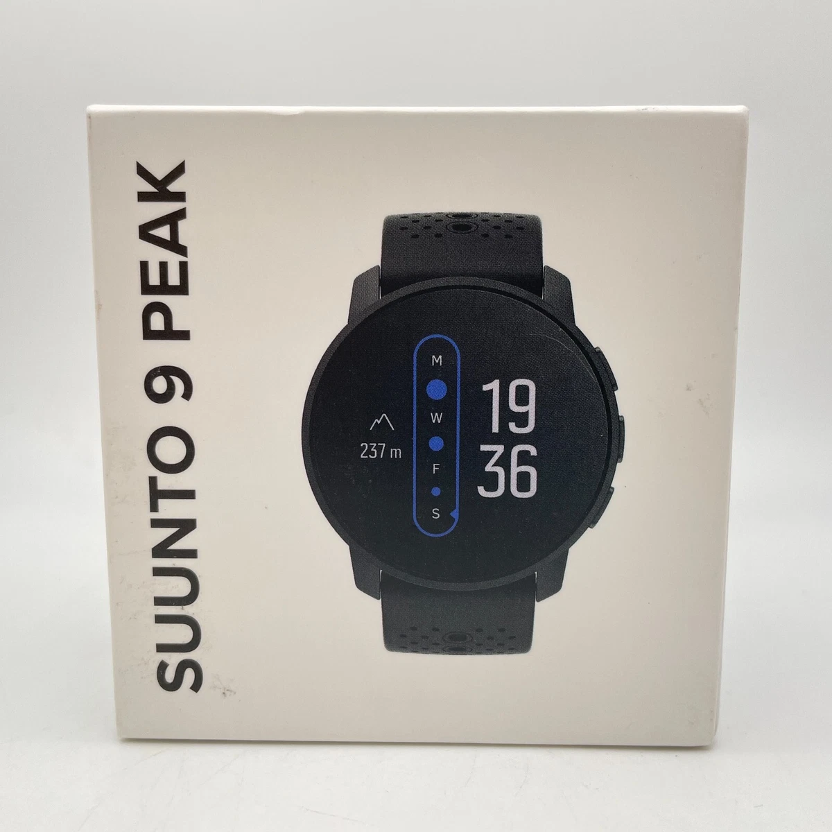 Suunto 9 Peak (GPS) All Black S. Steel 43mm Black Silicone Strap - NEW & SEALED