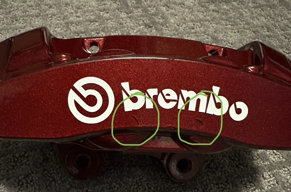 2018-21 JEEP GRAND CHEROKEE TRACKHAWK BREMBO BRAKE CALIPER SET 🔥 NEW POWDERCOAT - Image 2 of 4