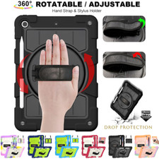 New iPad A16 11th/10th Gen 10.9"2022 Heavy Duty Stand Case With Pencil Holder
