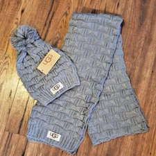 UGG Winter Beanie Hat and Scarf Set NWT