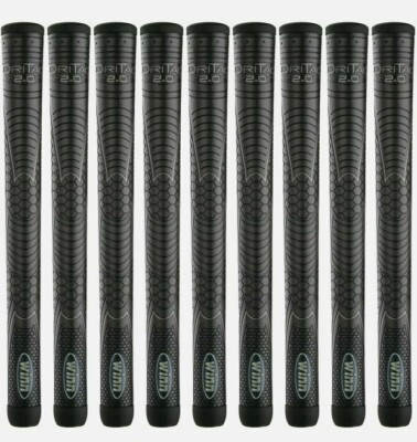 Winn DRI-TAC 2.0 Oversize Jumbo Golf Grip (+1/8) - Set of 9