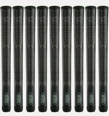 #ad Winn DRI TAC 2.0 Oversize Jumbo Golf Grip 1 8 Set of 9 $93.95