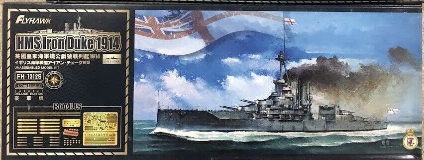 1/700 HMS Iron Duke 1914 Royal Navy Battleship * Flyhawk 1/700 HMS Iron Duke 1914 Royal Navy Battleship * Flyhawk